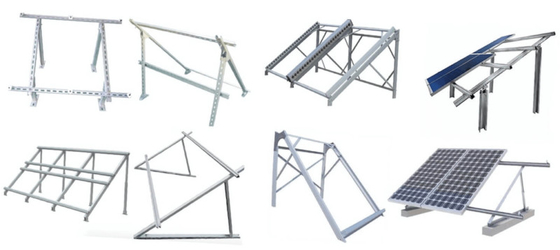 Bracket Mounting Solar Panel Support Structure Q235 GB/T 700 Horizontal